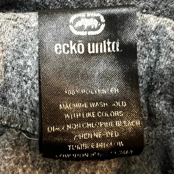 Ecko Unltd Gray Fleece Joggers with Logo. Size Small. - Picture 11 of 12